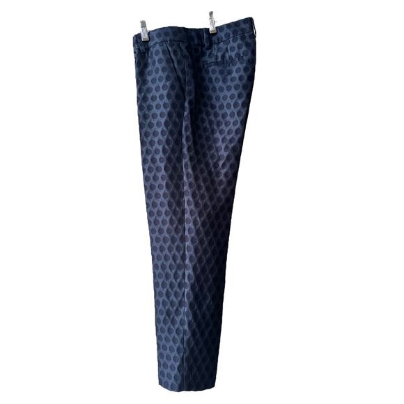 J.Crew City Fit Skimmer Blue Polka
Dots Ankle Pants Size 0 - Picture 2 of 7